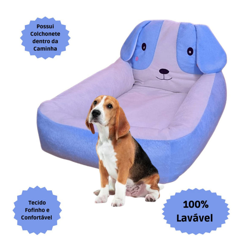 Cama Caminha Para Cachorro E Gato - Caminha Pet Com Cabeceira P FAVariedades