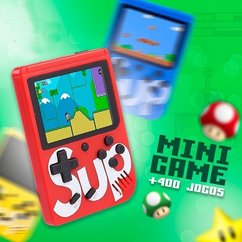 Mini Vídeo Portátil 400 Game Jogos Sup Retrô Clássicos ,Para crianças lcd colorido FAVariedades