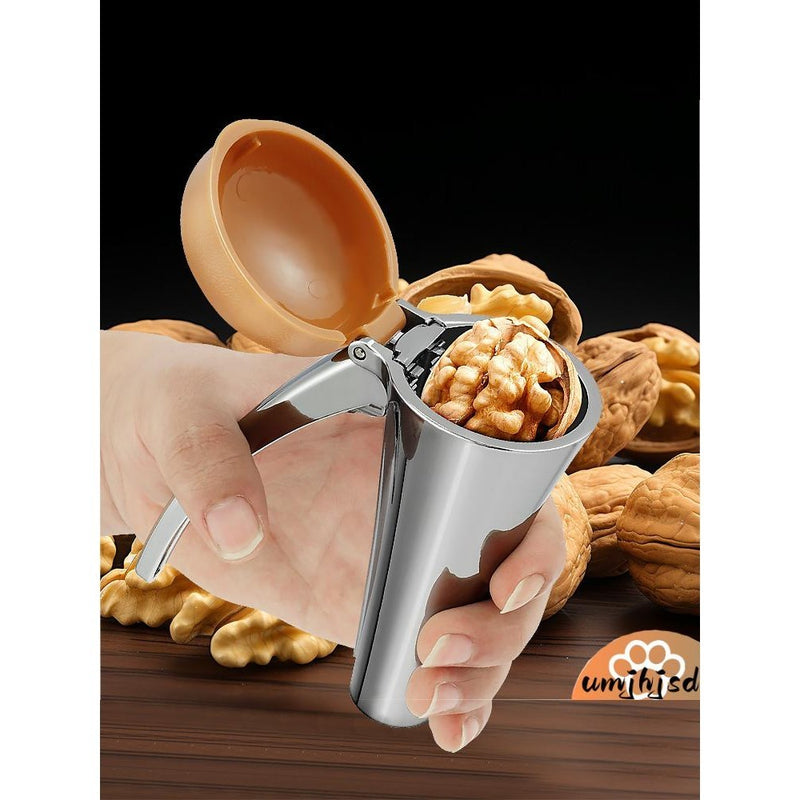 Ferramenta De Descascamento De Porcas À Prova De Salpicos Pecan Cracker Tool Com Funil De Tampa Quebra-Nozes Clip De Castanha FAVariedades