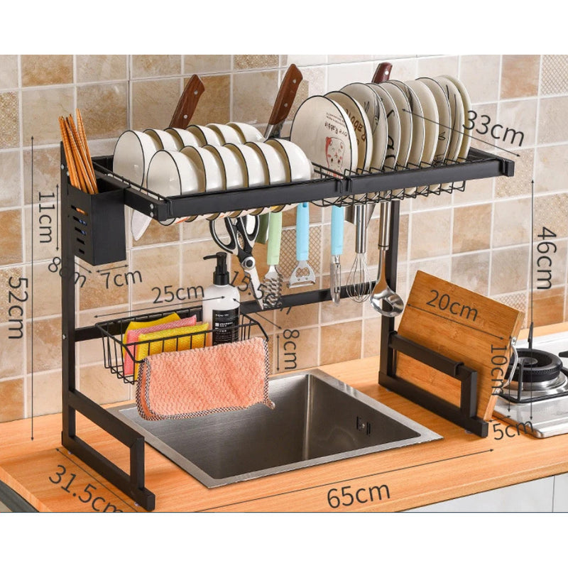 Cozinha Suspensa Modular Escorredor Louça Organizador 65cm FAVariedades