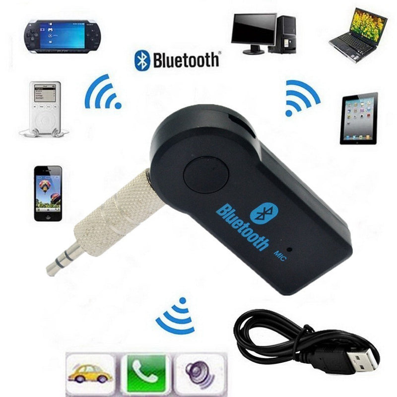 Adaptador Bluetooth P2 Música Chamada Som Carro 3.5mm Sem Fio FAVariedades