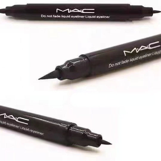 MAC Delineador de duas cabeças/à prova d'água não é fácil de desaparecer/eyeliner líquido FAVariedades