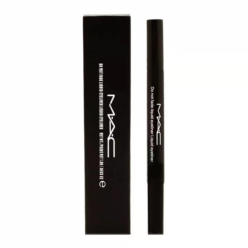 MAC Delineador de duas cabeças/à prova d'água não é fácil de desaparecer/eyeliner líquido FAVariedades