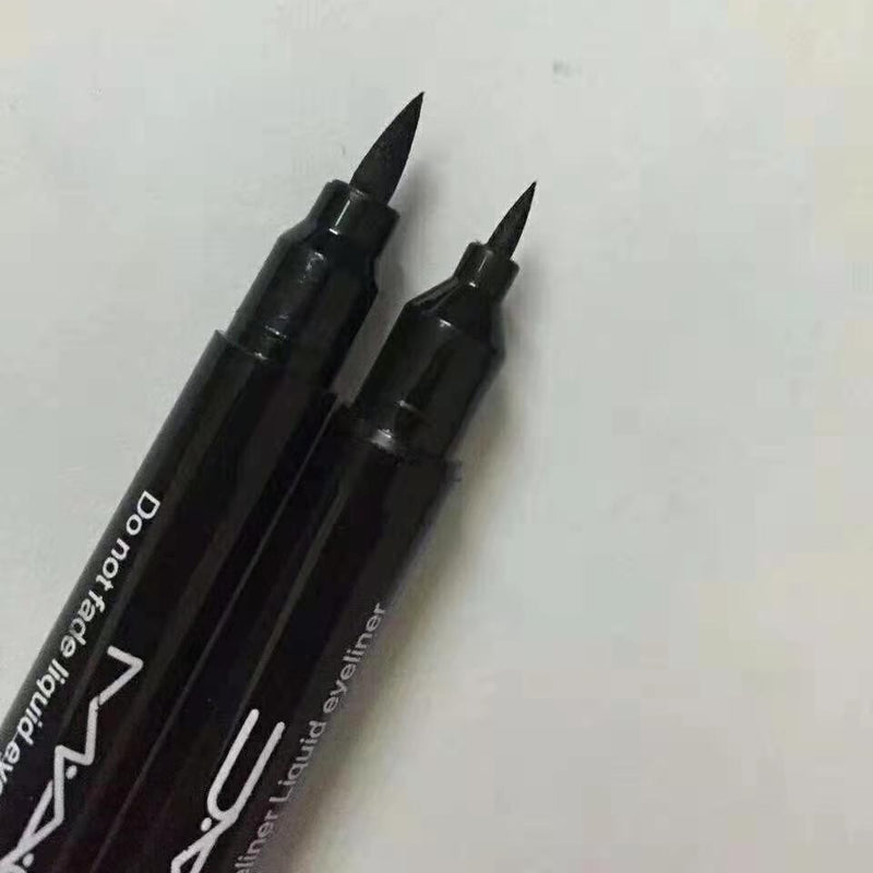 MAC Delineador de duas cabeças/à prova d'água não é fácil de desaparecer/eyeliner líquido FAVariedades