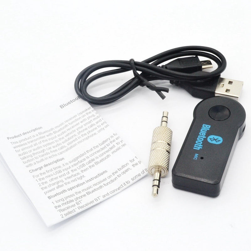 Adaptador Bluetooth P2 Música Chamada Som Carro 3.5mm Sem Fio FAVariedades