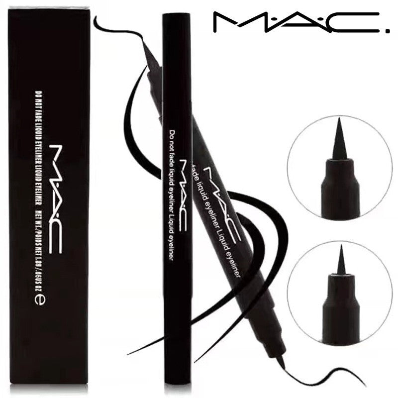 MAC Delineador de duas cabeças/à prova d'água não é fácil de desaparecer/eyeliner líquido FAVariedades