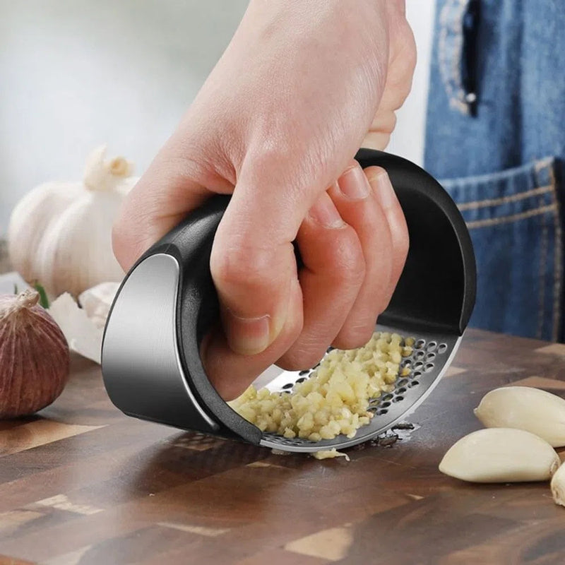 Espremedor Amassador Triturador De Alho Inox Manual Cozinha Garlic Press My Store