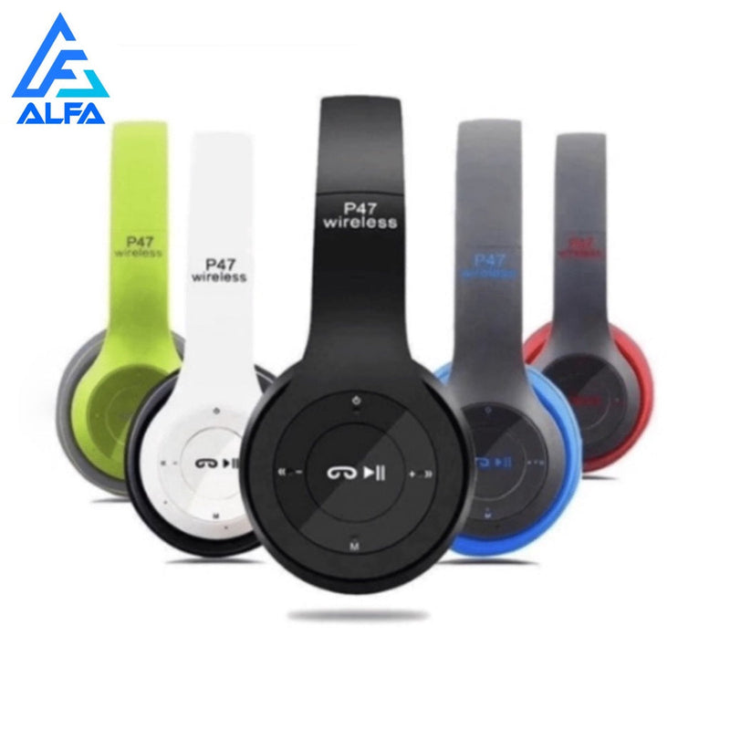 Fone P47 Headphone Sem Fio Estéreo Redução de Ruídos Bluetooth 5.0 Universal My Store