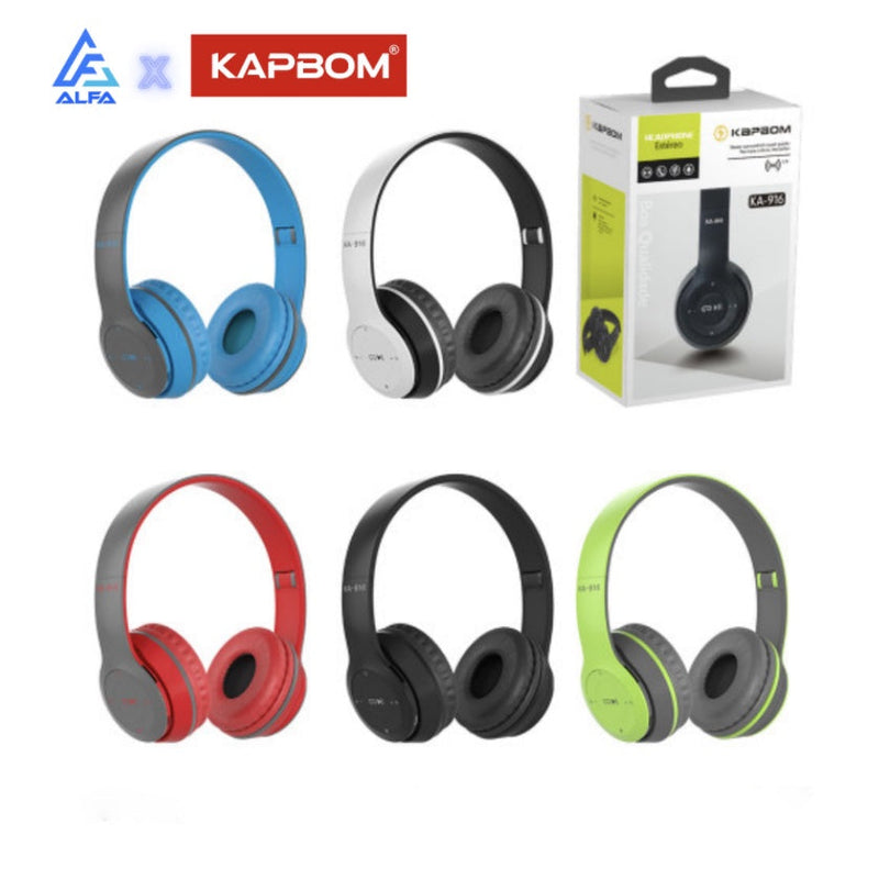 Fone P47 Headphone Sem Fio Estéreo Redução de Ruídos Bluetooth 5.0 Universal My Store