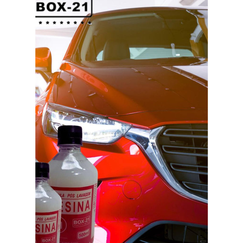 Kit 2 Resina Auto Brilho Pintura Carro Efeito Teflon 500ml My Store