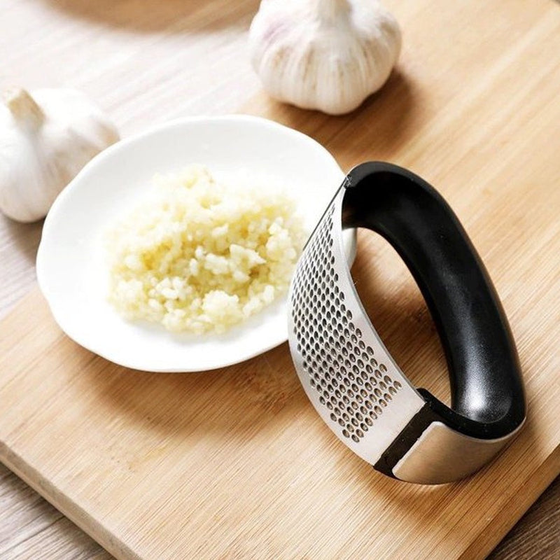 Espremedor Amassador Triturador De Alho Inox Manual Cozinha Garlic Press My Store