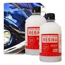 Kit 2 Resina Auto Brilho Pintura Carro Efeito Teflon 500ml My Store