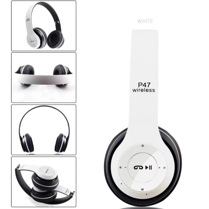 Fone P47 Headphone Sem Fio Estéreo Redução de Ruídos Bluetooth 5.0 Universal My Store