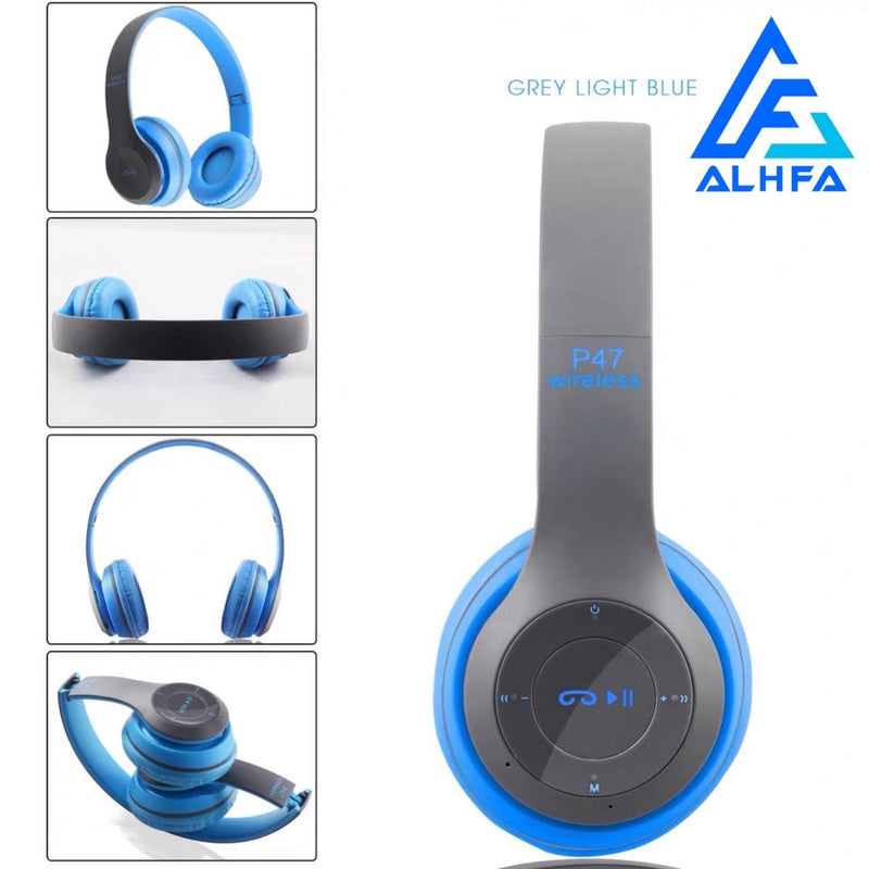 Fone P47 Headphone Sem Fio Estéreo Redução de Ruídos Bluetooth 5.0 Universal My Store