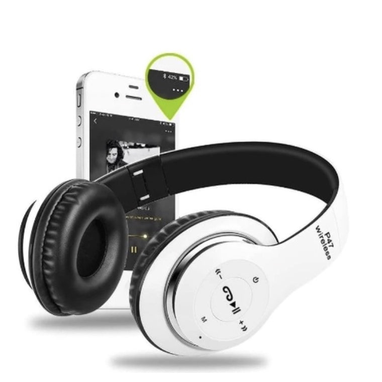 Fone P47 Headphone Sem Fio Estéreo Redução de Ruídos Bluetooth 5.0 Universal My Store