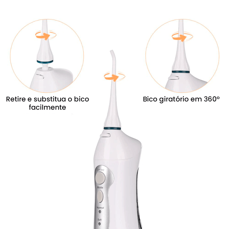 Irrigador Dental Deep Cleaning USB Recarregável Produtos vencedores