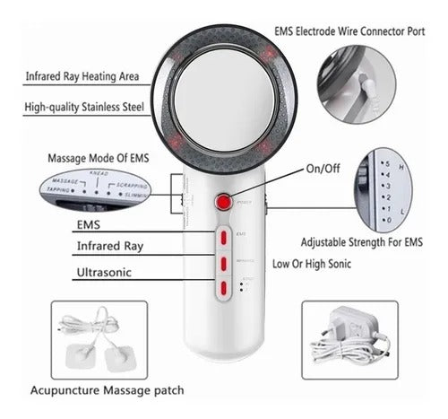 SlimFit  3 em 1 - Redutor de gordura , Cavitação Ultra-sônica Radiofrequência loja