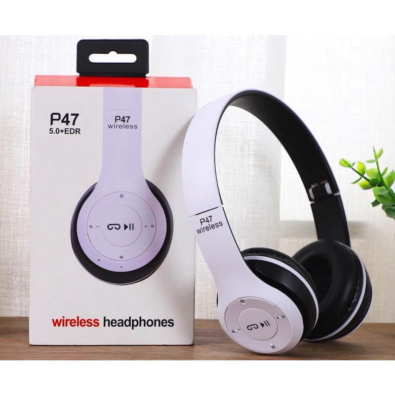 Fone P47 Headphone Sem Fio Estéreo Redução de Ruídos Bluetooth 5.0 Universal My Store