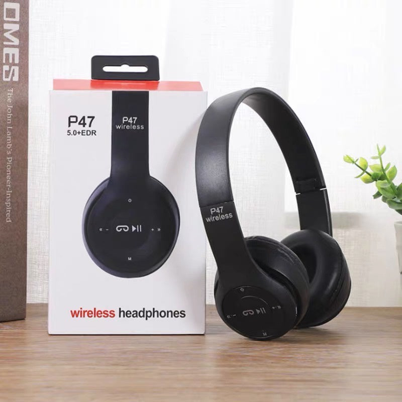 Fone P47 Headphone Sem Fio Estéreo Redução de Ruídos Bluetooth 5.0 Universal My Store