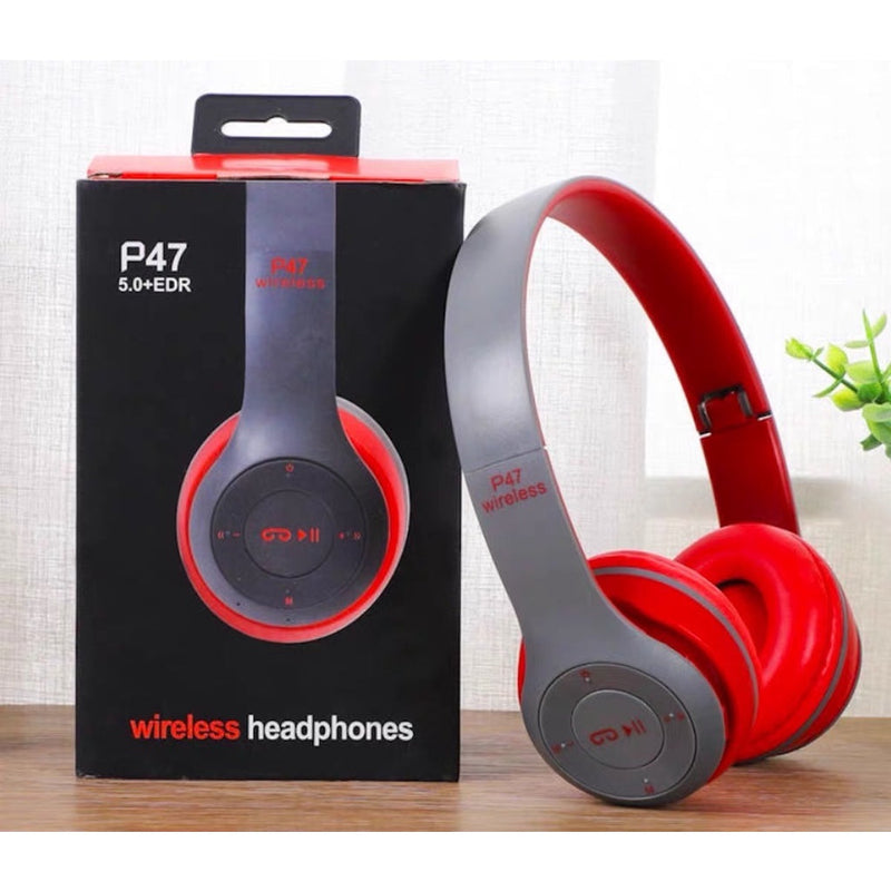 Fone P47 Headphone Sem Fio Estéreo Redução de Ruídos Bluetooth 5.0 Universal My Store